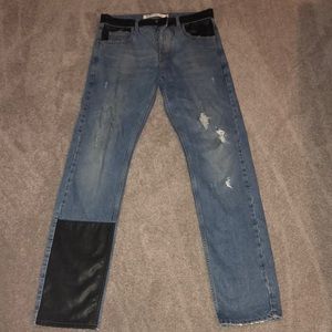 ALEXANDER MCQUEEN Distressed Jeans